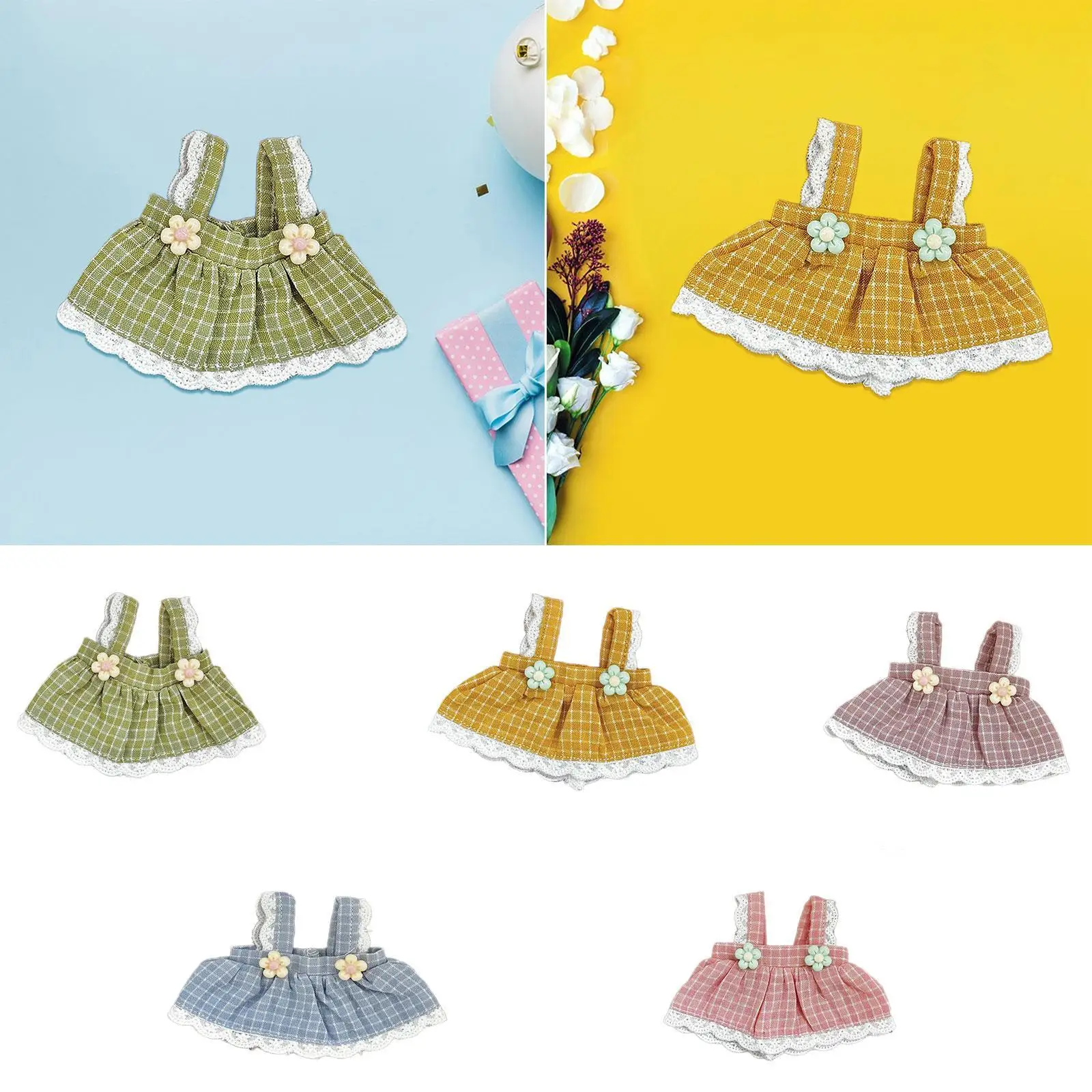Doll Suspender Skirt Role Playing Costume Accessories for 12cm Pendant Dolls