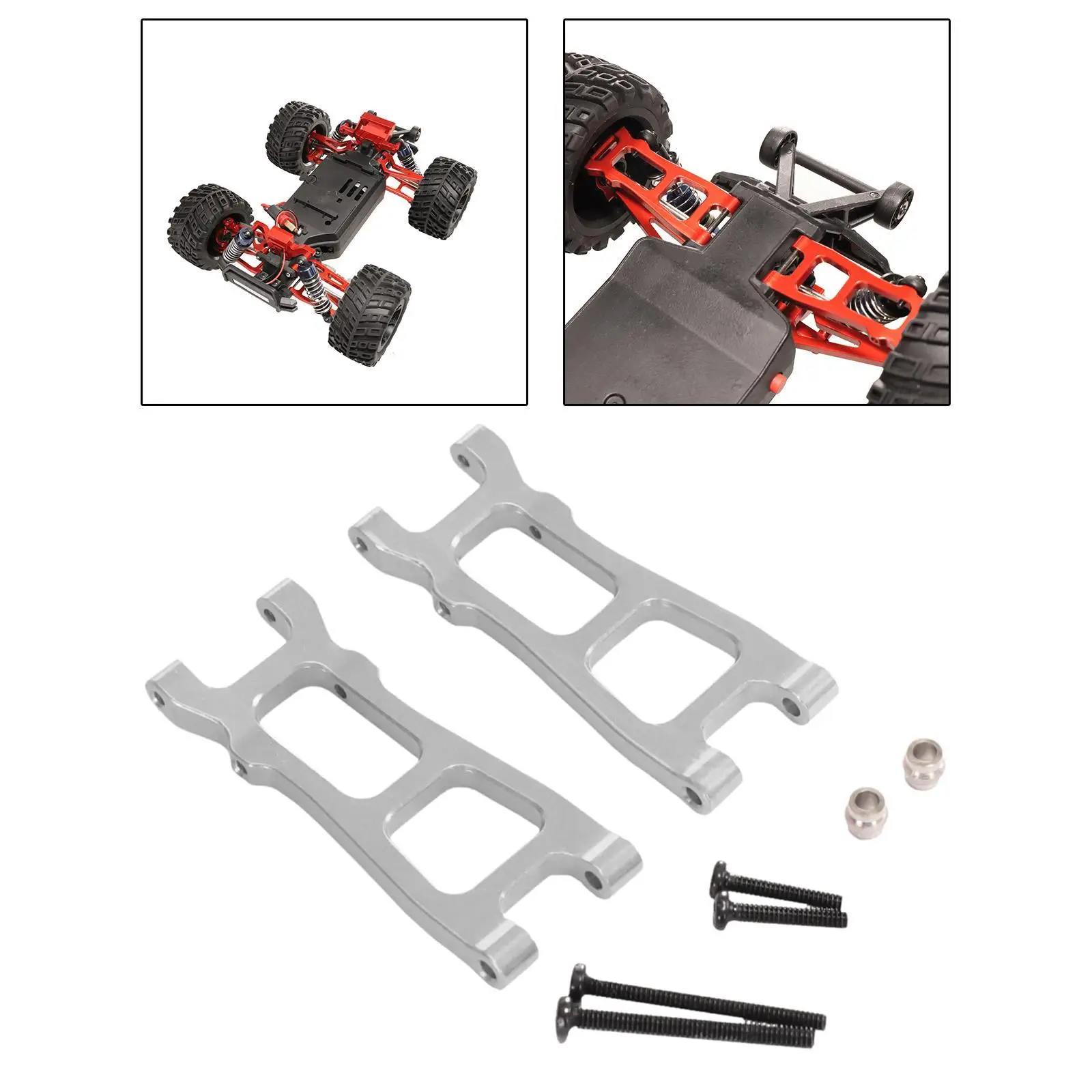 2Pcs RC Car Suspension Arm RC Model Car Sturdy 1:20 for 20208 JJRC C8811 Suspension Arms RC Upgrade Portable Rear RC Swing Arm