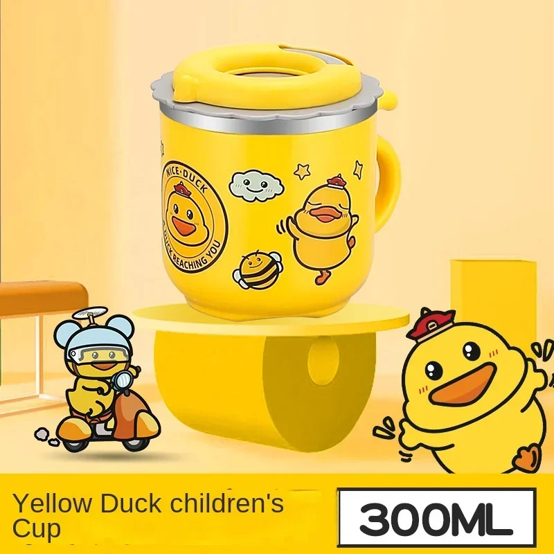 Botella infantil con pajita y dibujos animados – Aislamiento térmico - imagen 4