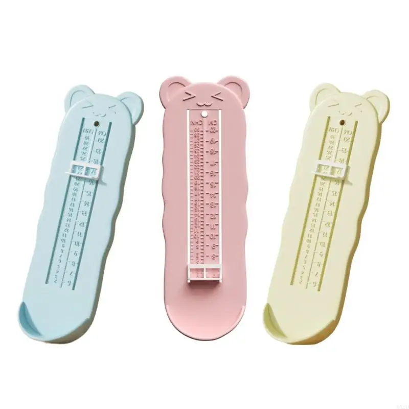 Calibre longitud infantil QX2D para herramienta medición pie infantil perfecta para zapatos unisex