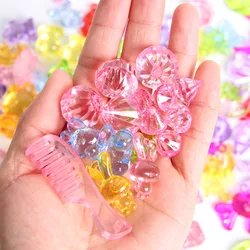 Juego creativo con piedras preciosas de cristal para niños