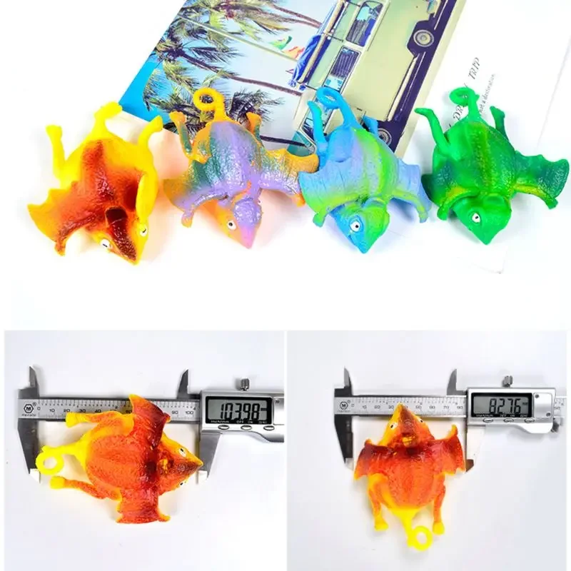 4 unids/set niños divertidos soplando animales inflables globos de dinosaurio juguetes novedosos ansiedad alivio del estrés pelota para apretar regalo - imagen 4