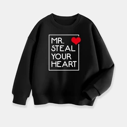 Sudadera Mr Steal Your Heart niño y niña - Manga larga