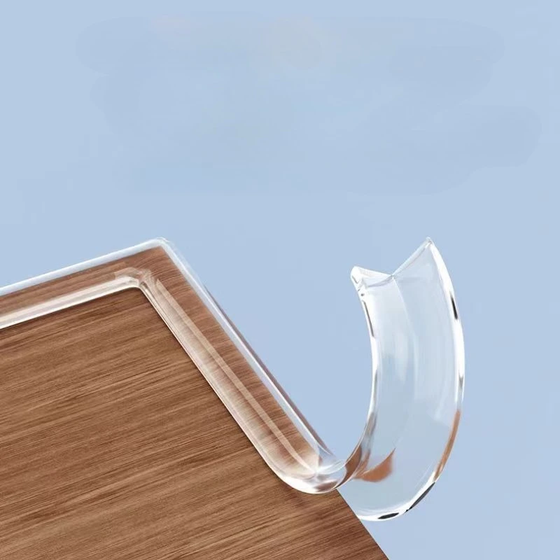 Protectores de bordes anticolisión transparentes para mesas de bebés, gabinetes, protectores de seguridad suaves y ecológicos para evitar golpes de niños pequeños - imagen 3