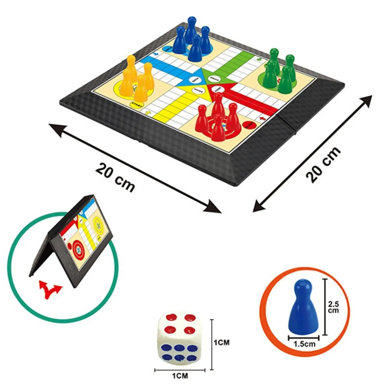 Ludo Classic Toy Board Game Strategy Game for Family Kids Entertainment Ludo Classic Toy Board Game Strategy Game for Family Kids Entertainment