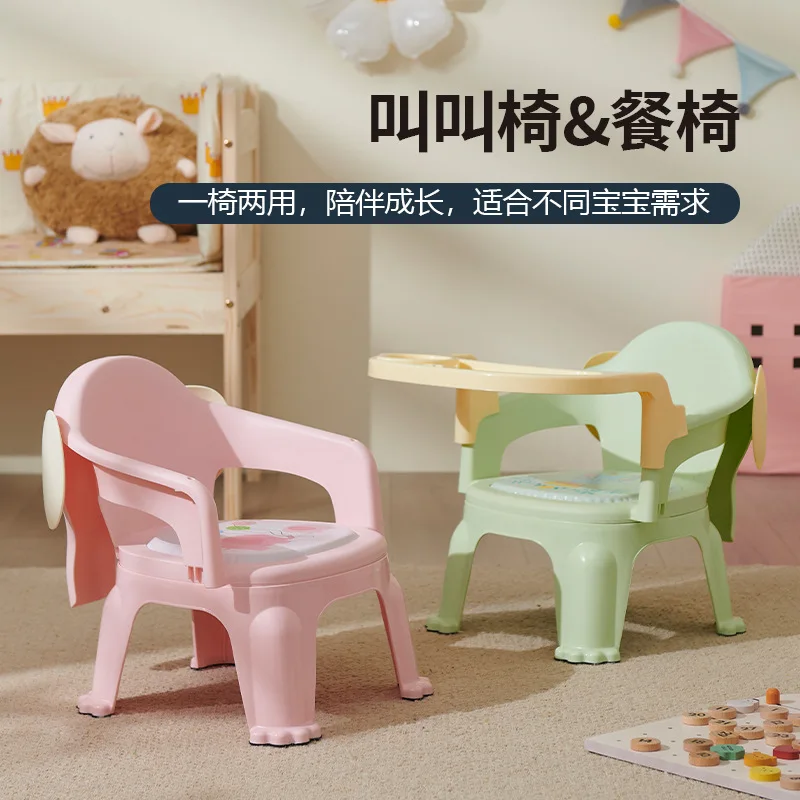 Silla de comedor para niños, silla de comedor para bebés, silla de comedor pequeña desmontable para el hogar, banco, mesa con respaldo - imagen 2