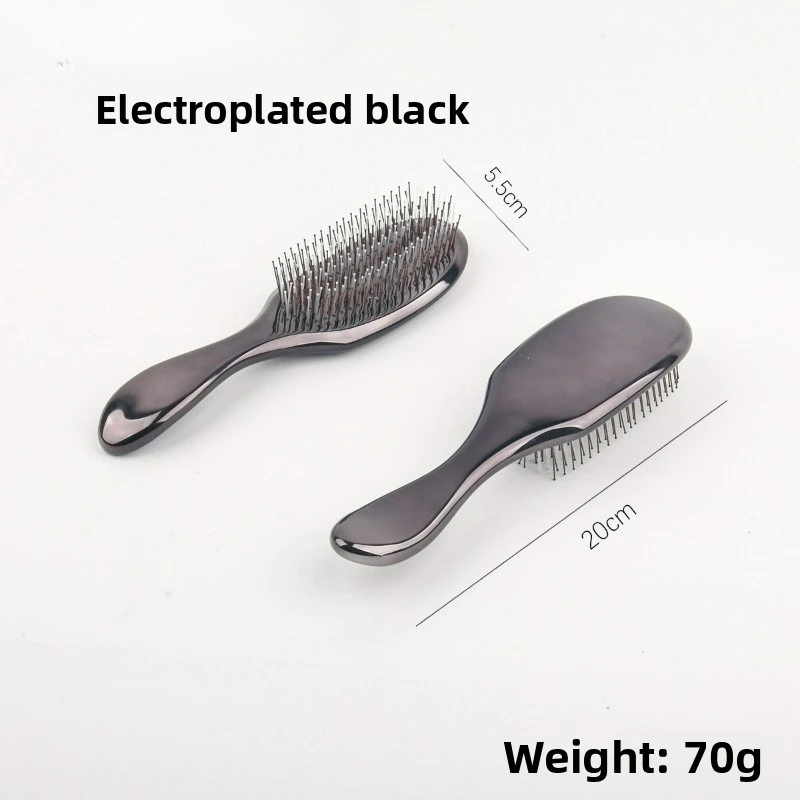 Cepillo de masaje galvanizado para mujeres, cuidado del cuero cabelludo meridiano para uso doméstico, adecuado para cabello húmedo y seco, peine portátil - imagen 5