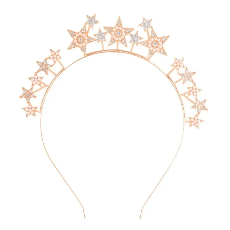 Diadema de princess con piedras brillantes para niña – Ideal para fiestas y eventos - imagen 4