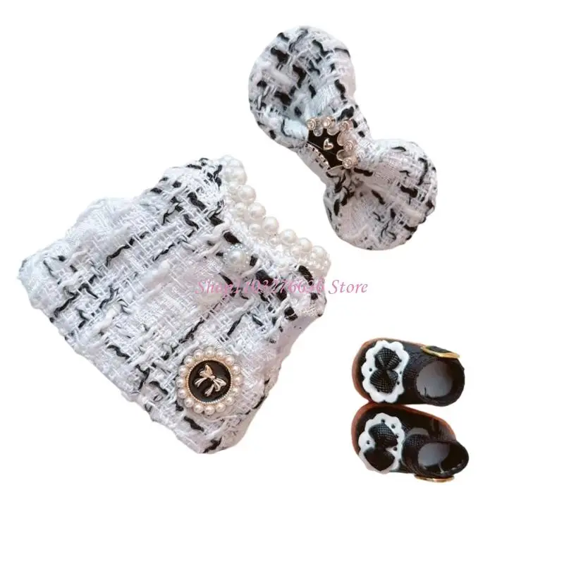 Atuendo muñeca juguete R6FD con vestido zapato para generación 1 y 2 muñecas figuras para exhibición fotografía - imagen 2