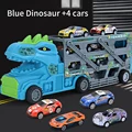 Blue dinosaur car