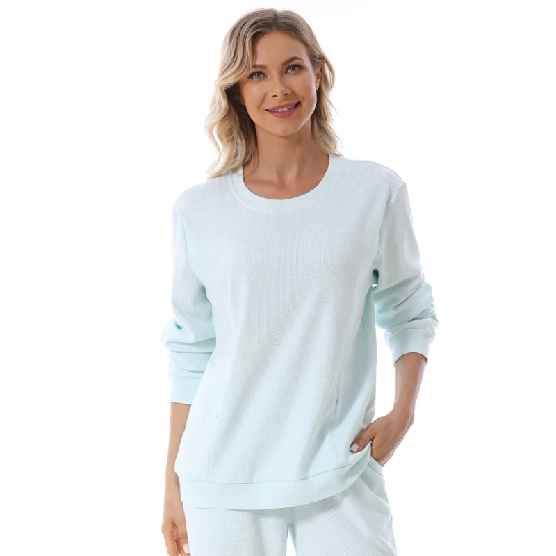 Plus Size Pregnant Women Sweatshirt Long Sleeve Spring Autumn Breastfeeding Clothes Blouse Maternity Clothes Pullover Hoodies - imagen 3