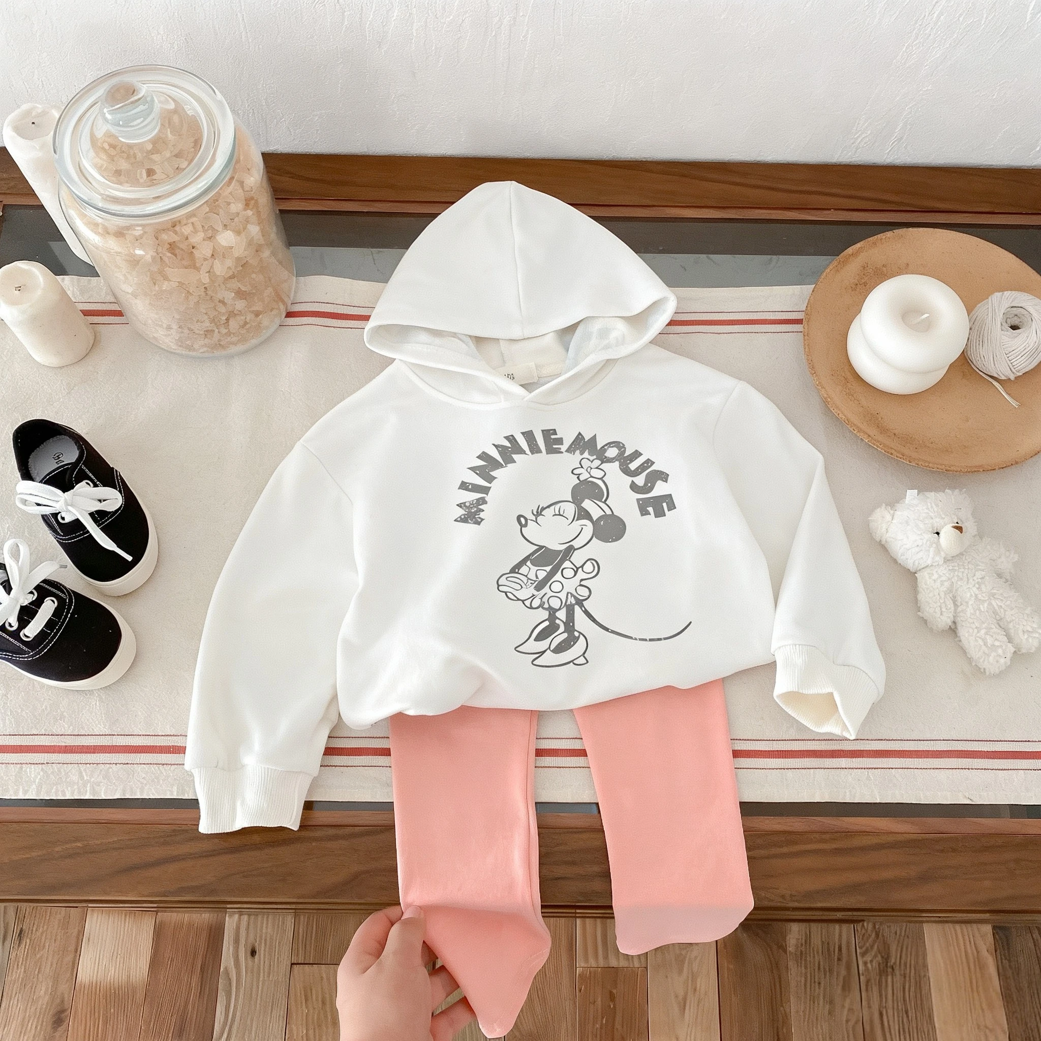 Conjunto de Ropa Infantil de Boutique, Sudadera con Capucha y Pantalones Deportivos de Primavera, Trajes de Dos Piezas, Ropa Infantil, Chándales Casuales para Niña, Traje de Manga Larga - imagen 3