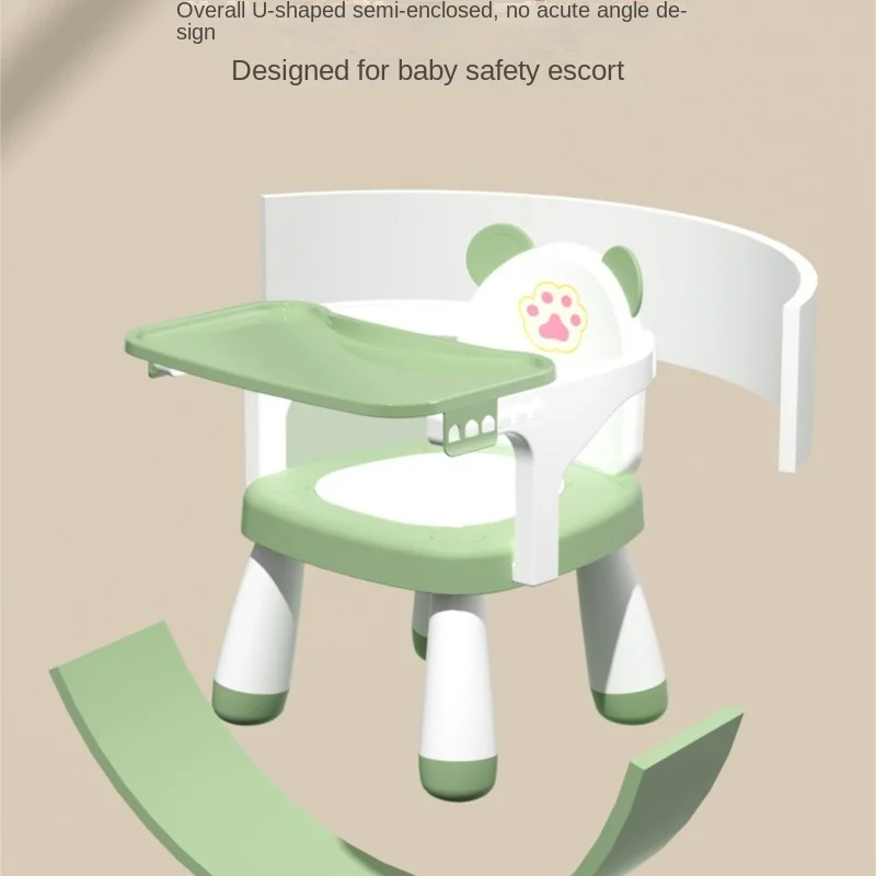 LazyChild Silla reclinable de plástico para bebé – Trona de alimentación infantil - imagen 2
