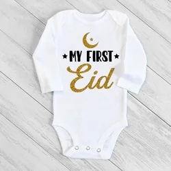 My First Eid Mameluco Bebé Manga Larga Ramadán