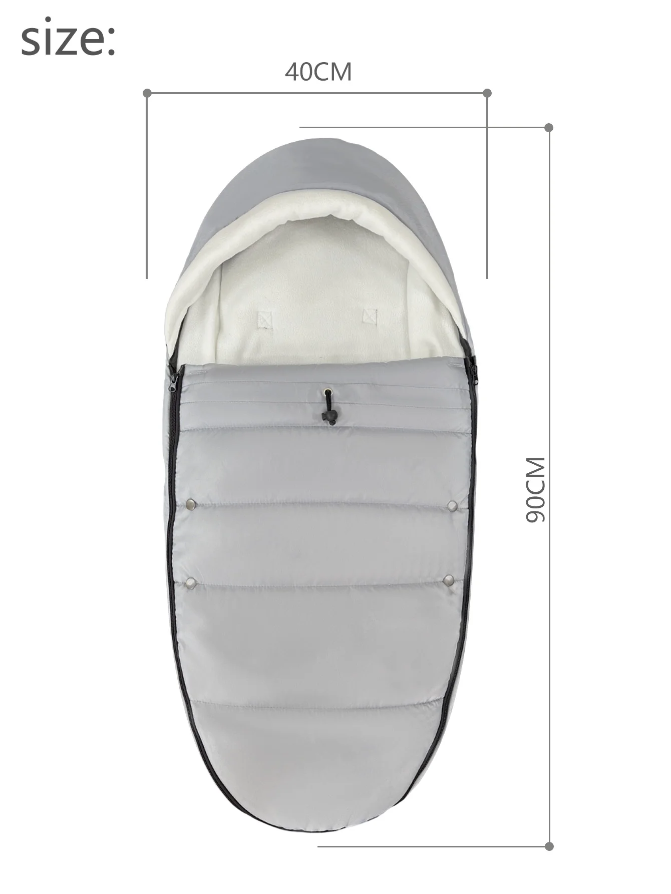 Chancelera impermeable y cálida para Babyzen YOYO2 - imagen 5