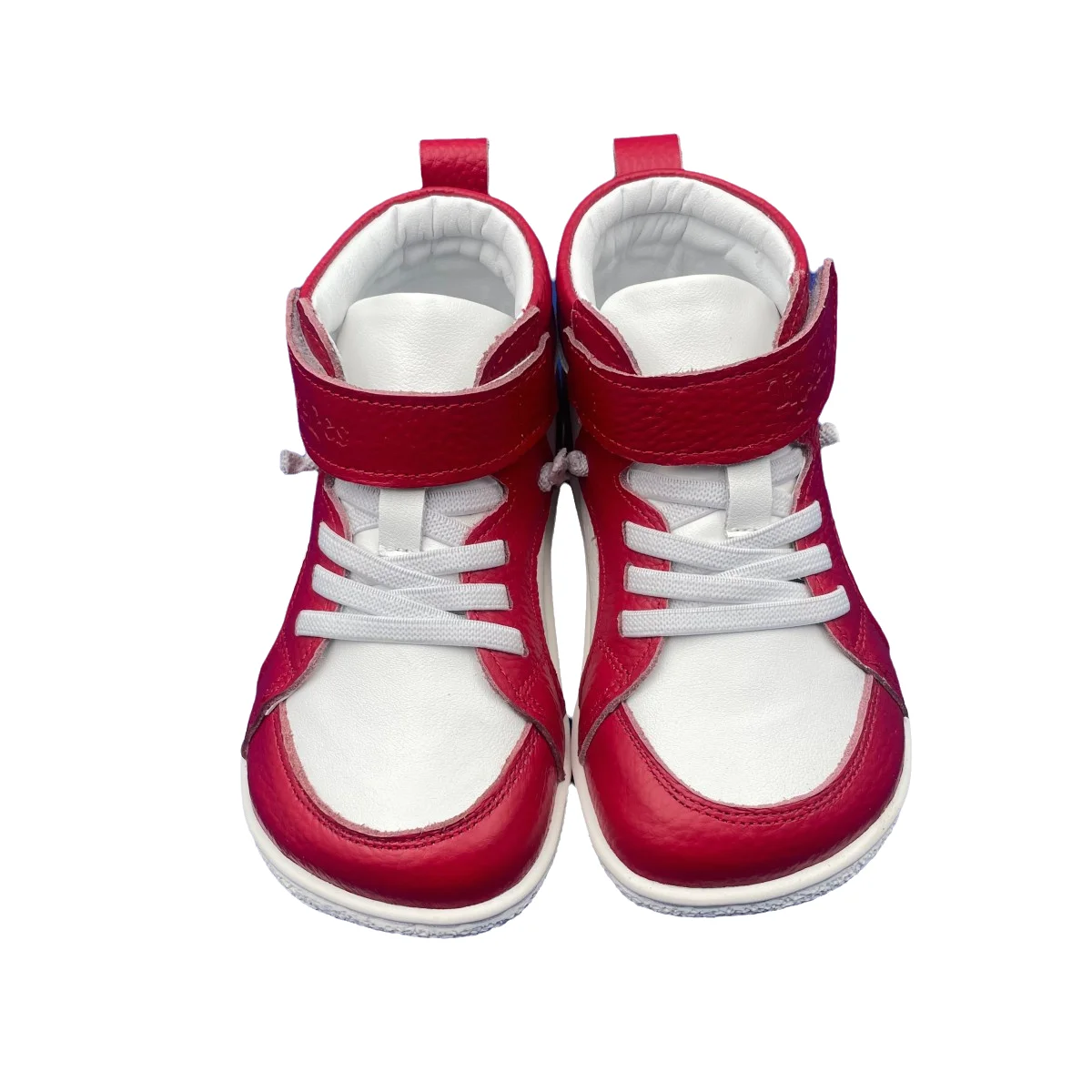 Tipsietoes primavera otoño botas de cuero genuino para niñas niños chico zapatillas descalzas forro de cuero peso ligero correa elástica - imagen 2