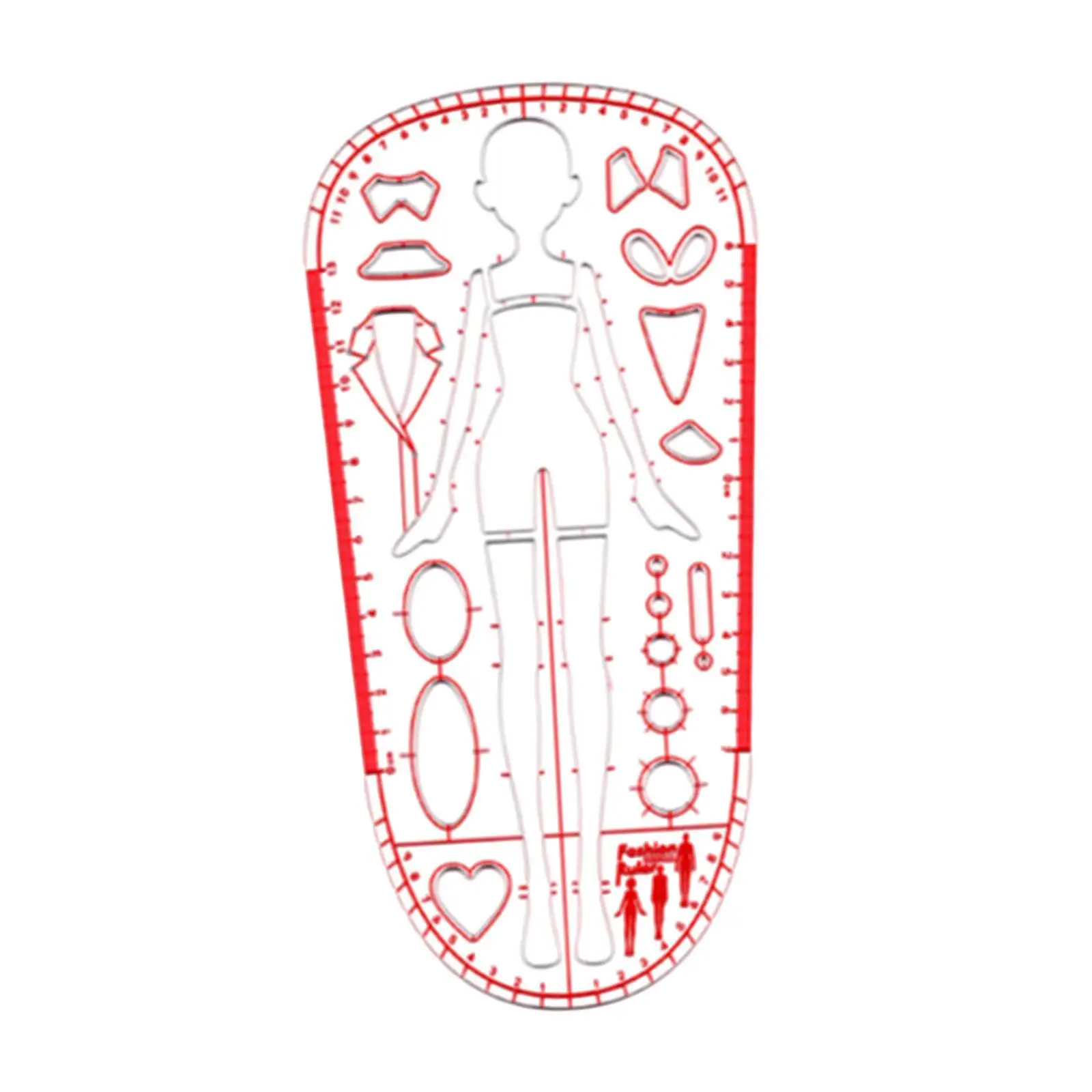 Fashion Drawing Template Ruler Lightweight Sewing Humanoid Patterns Design for Quilting Dressmaking Clothing Measuring Designers Fashion Drawing Template Ruler Lightweight Sewing Humanoid Patterns Design for Quilting Dressmaking Clothing Measuring Designers