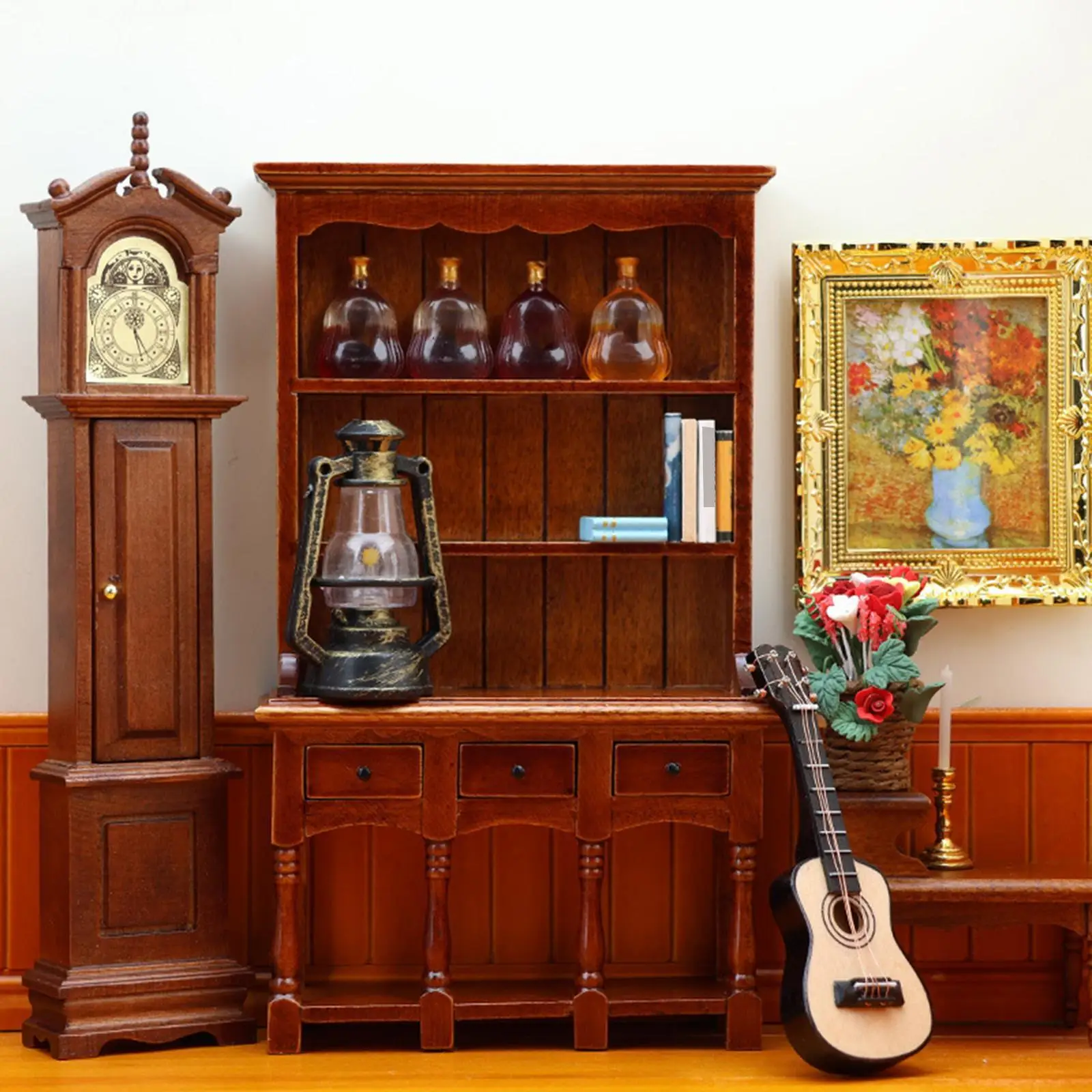 1:12 Scale Dollhouse Bookcase DIY Vertical Bookcase Pretend Play Toy Professional Display Cabinet for Home Study Room Hallway 1:12 Scale Dollhouse Bookcase DIY Vertical Bookcase Pretend Play Toy Professional Display Cabinet for Home Study Room Hallway