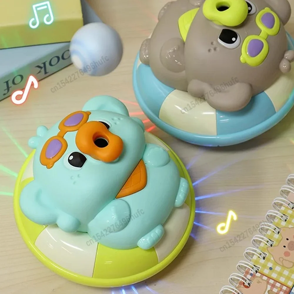 Divertido elefante eléctrico, coche deslizante, bola de suspensión, evitación automática de obstáculos, música, sonido y luz, juguete interactivo para niños - imagen 4