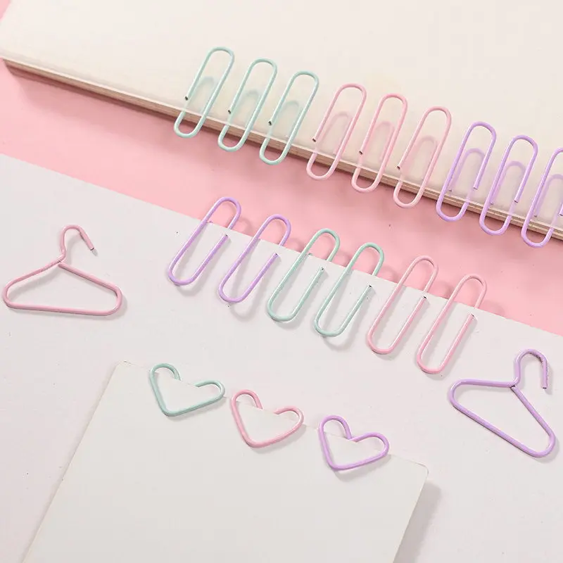 Clips macarons decorativos para niños – Papelería escolar original - imagen 5