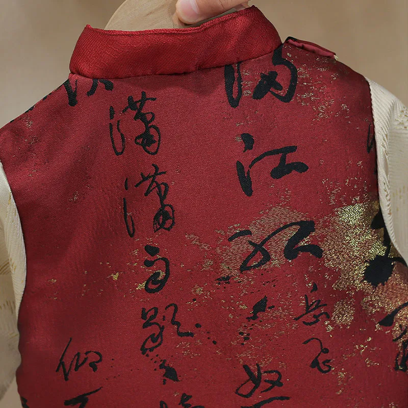 Conjuntos de primavera y otoño para niño pequeño, moda de primer cumpleaños, Tops de manga larga de estilo chino + Pantalones, artículos para bebé, ropa para recién nacido B241 - imagen 4