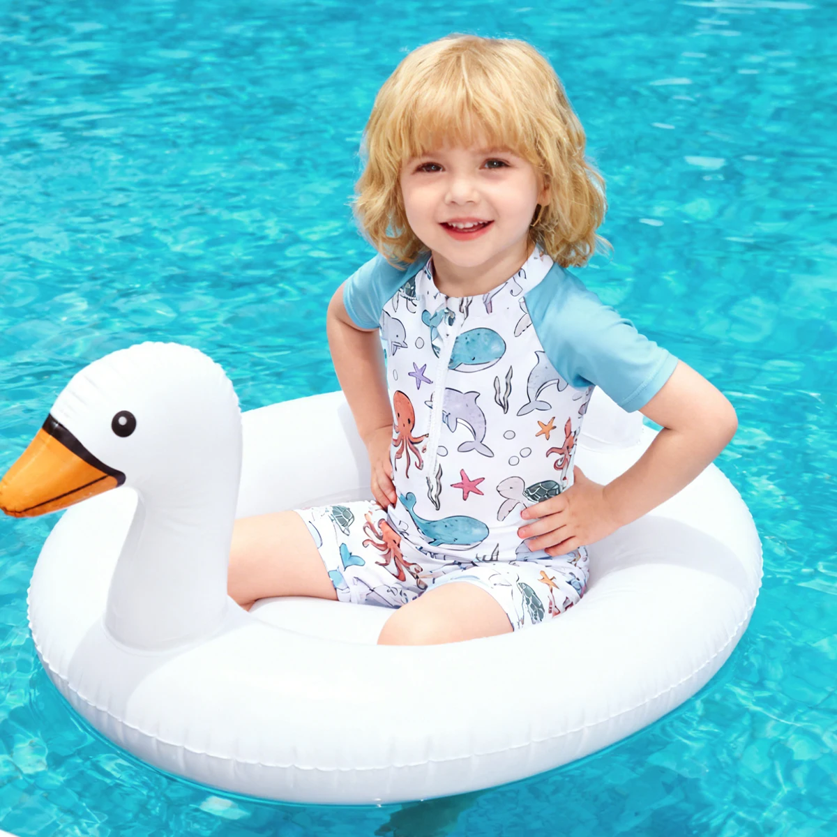 Bañador infantil Happyflute de secado rápido con protección solar - imagen 2