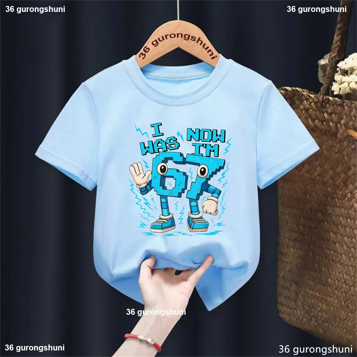 Brainrot Camiseta Yo Tenía seis Ahora Soy siete Regalo Cumpleaños - imagen 5