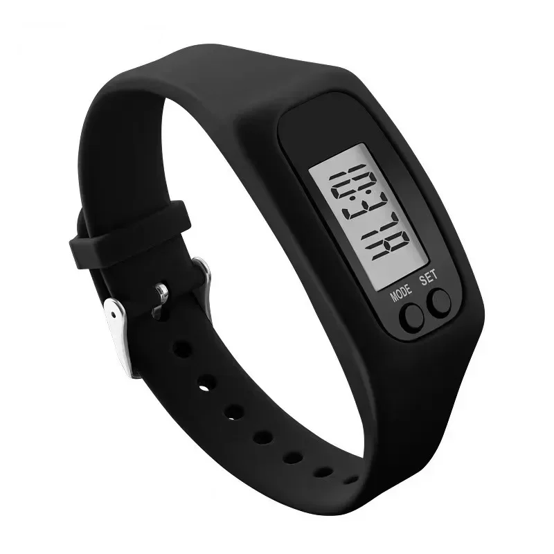 Nuevo reloj electrónico LED Fitness, podómetro electrónico de silicona, reloj de pulsera para correr, cálculo de kilometraje multifuncional - imagen 5