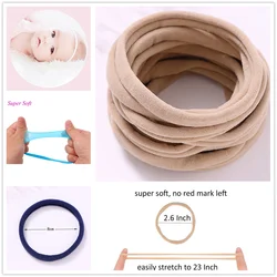 Diadema de nailon elástica para niñas – Tocado infantil y bebé