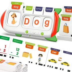 Juguete educativo recargable con tarjetas flash de ortografía y sonido