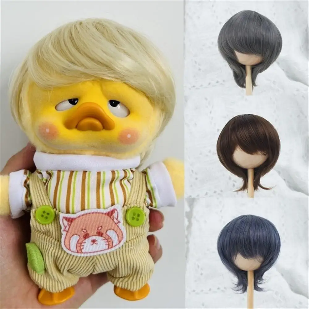 Peluca BJD pelo corto – Fibra resistente al calor para muñecas