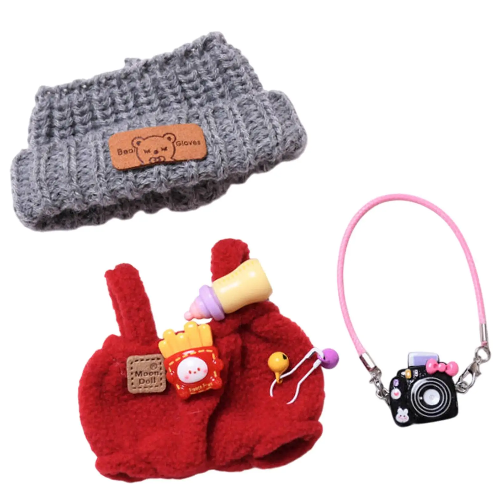 Plush Doll Clothes Birthday Gifts Coordination for Kids Cute DIY Accessories Decoration Imagination Doll Outifits for 17cm Doll