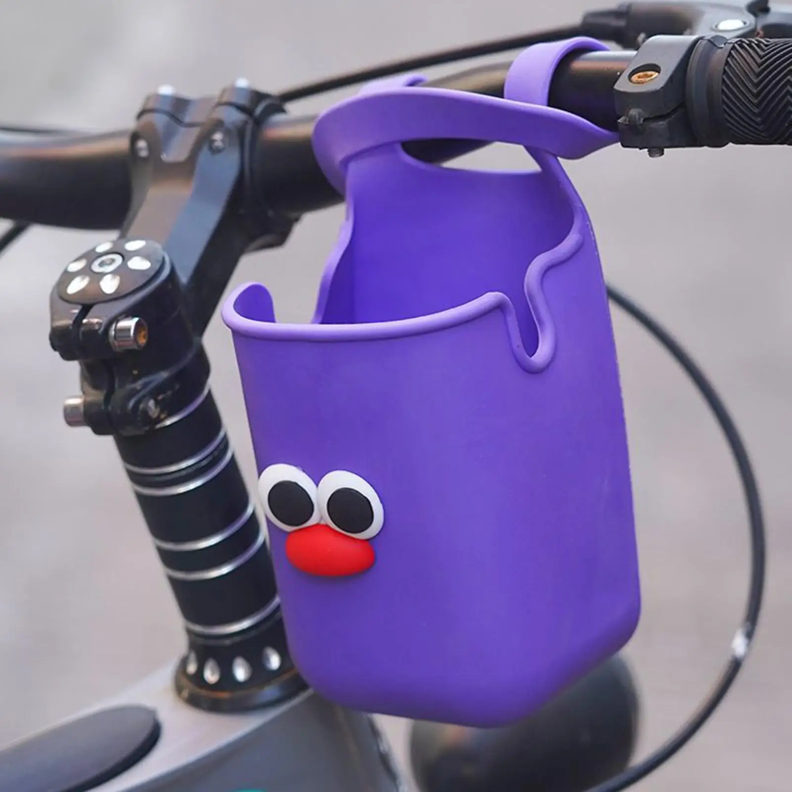 Soporte para botella de agua para cochecito, soporte para bebidas de silicona para silla de ruedas, accesorios para bicicletas, soporte para teléfono, Picnic de viaje - imagen 2