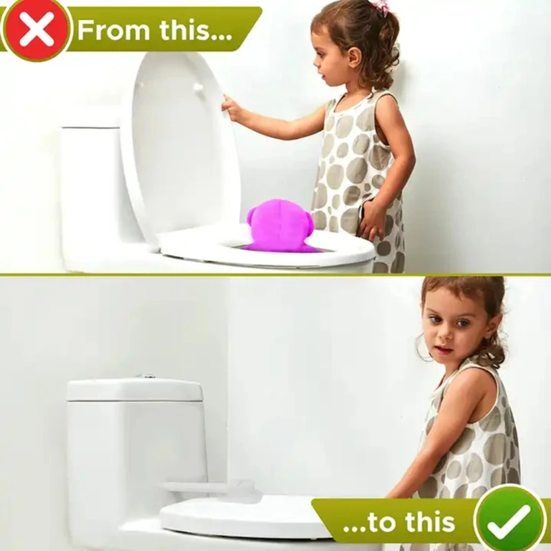 Cerradura segura Cerradura de inodoro confiable Cerradura de ABS Cerradura de inodoro fuerte a prueba de niños para mantener su baño seguro para niños - imagen 3