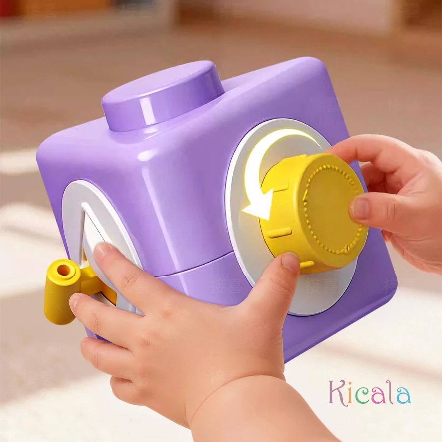 Bola de actividades con bloques apilables para bebés - imagen 3
