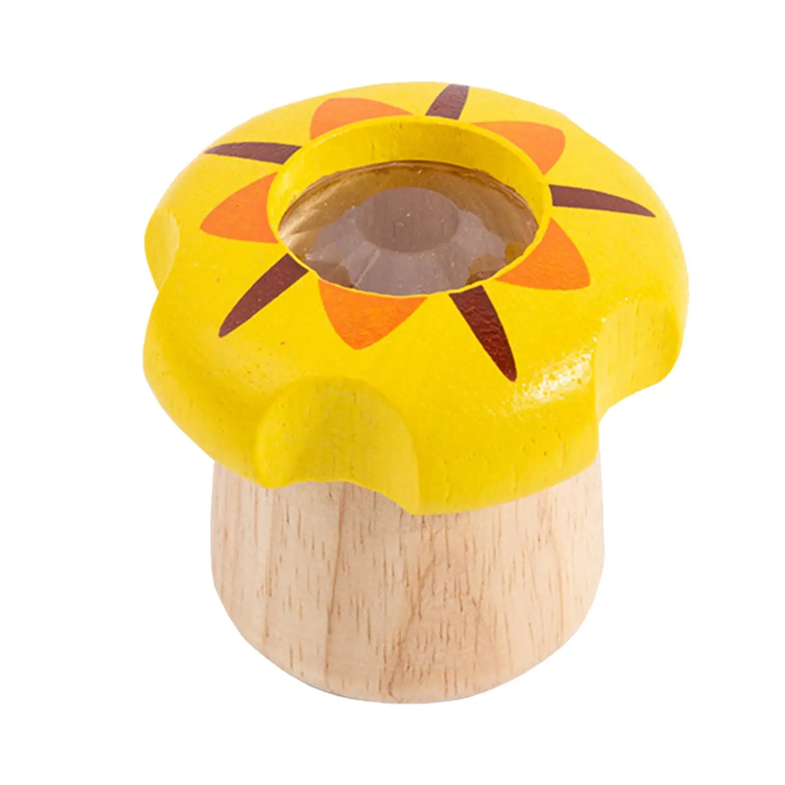 Wooden Kaleidoscope Educational Mushroom Shape, Development Wooden Toys Kids