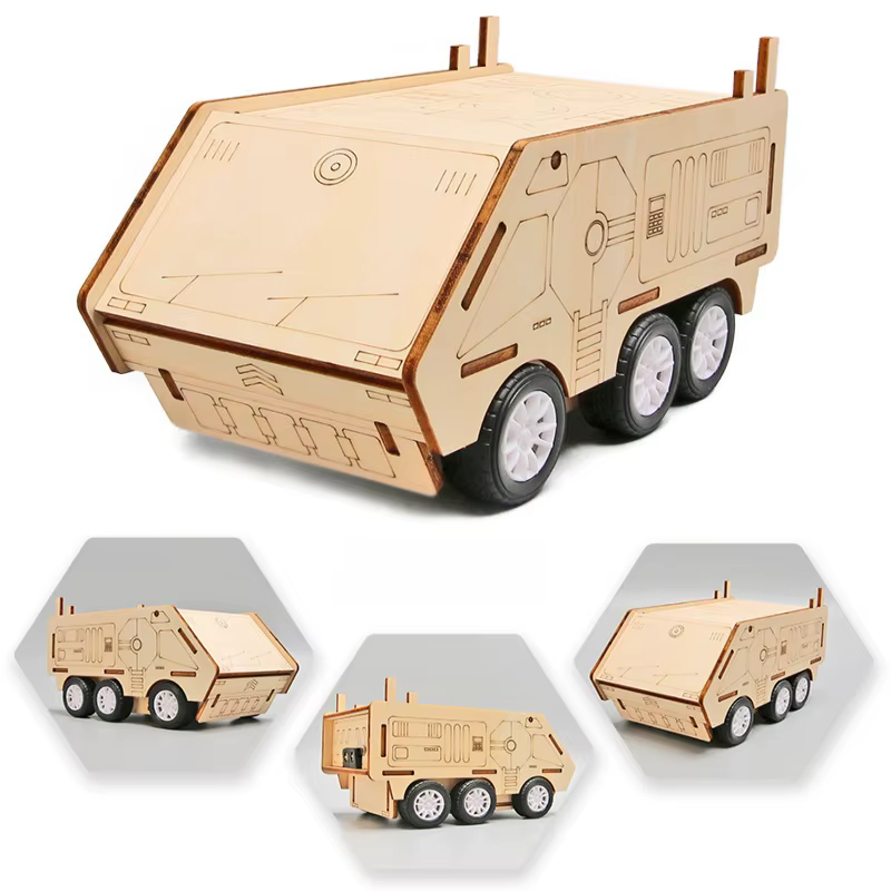 Juguete científico 3D de madera – Kit Marte educativo