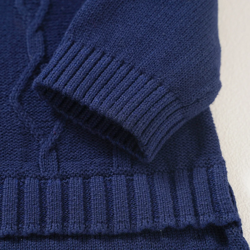 Pelele de punto para bebé recién nacido, 100% algodón, ropa para niño pequeño, cuello vuelto, una pieza, mono infantil, atuendo, corbata de moda - imagen 4