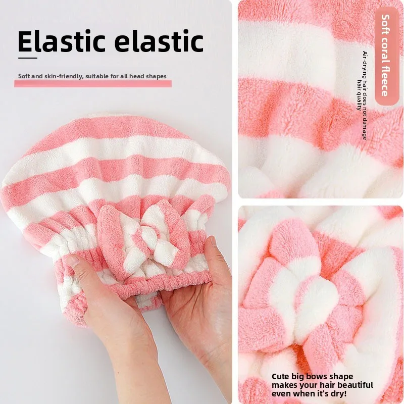 Gorro de baño con capucha para bebé – Algodón suave absorbente - imagen 3