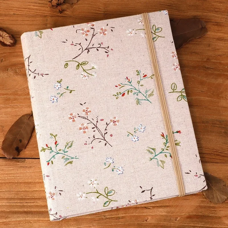Álbum de fotos para bebé con cubierta de lino – recuerdos familiares - imagen 3