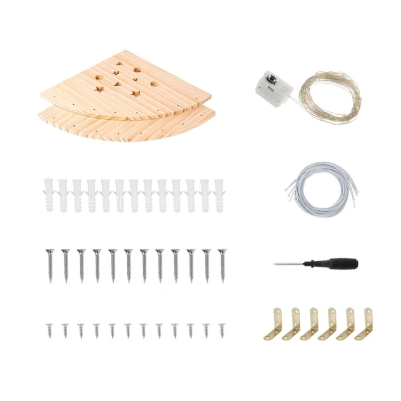 QX2D Nursery Wall Hanging Animal Animal Organizador LED LIGHT BLOINGELS - imagen 2