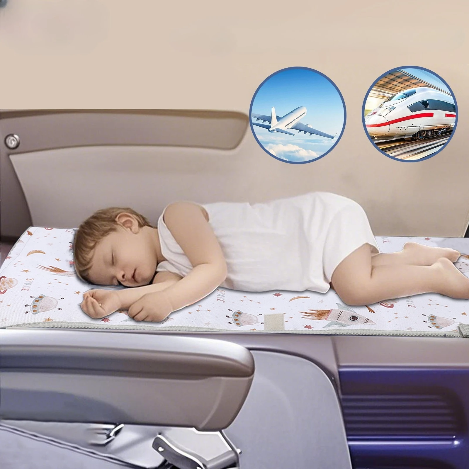 Extensor de asiento de avión portátil para niños – Multifuncional - imagen 3