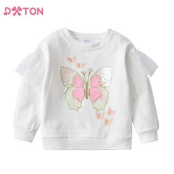 Sudadera con lentejuelas para niña – Camiseta manga larga primavera/otoño
