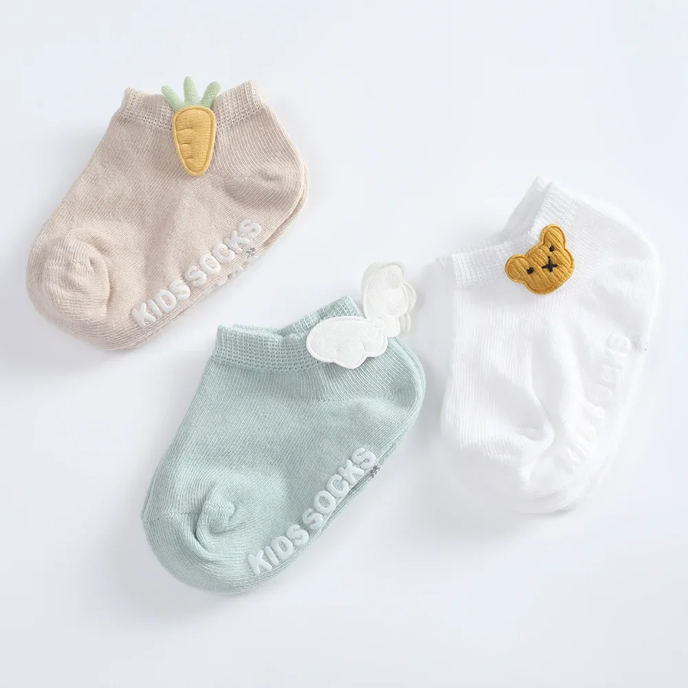 Calcetines antideslizantes bebé de algodón suave con encaje princesa - imagen 5