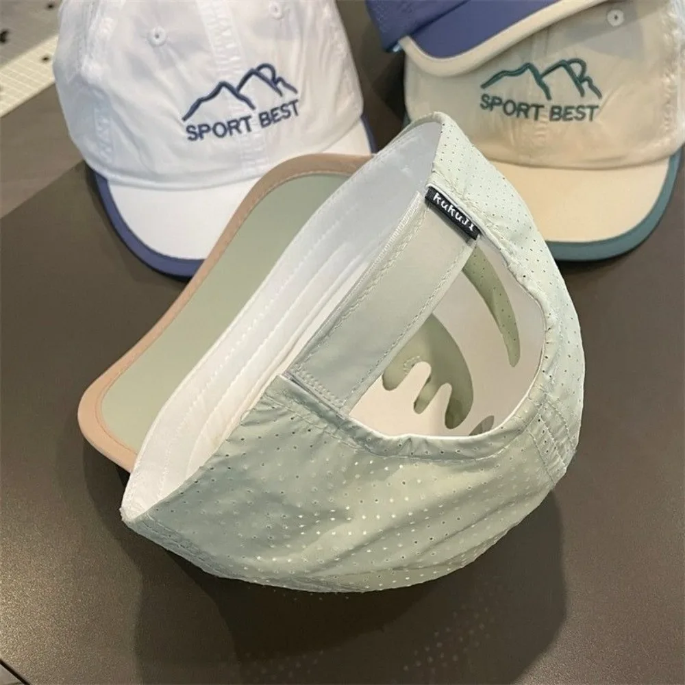 Nuevo Gorra de béisbol de secado rápido para bebé, protección solar ajustable, sombrero para acampar, sombreros transpirables para el sol para niños, verano - imagen 4