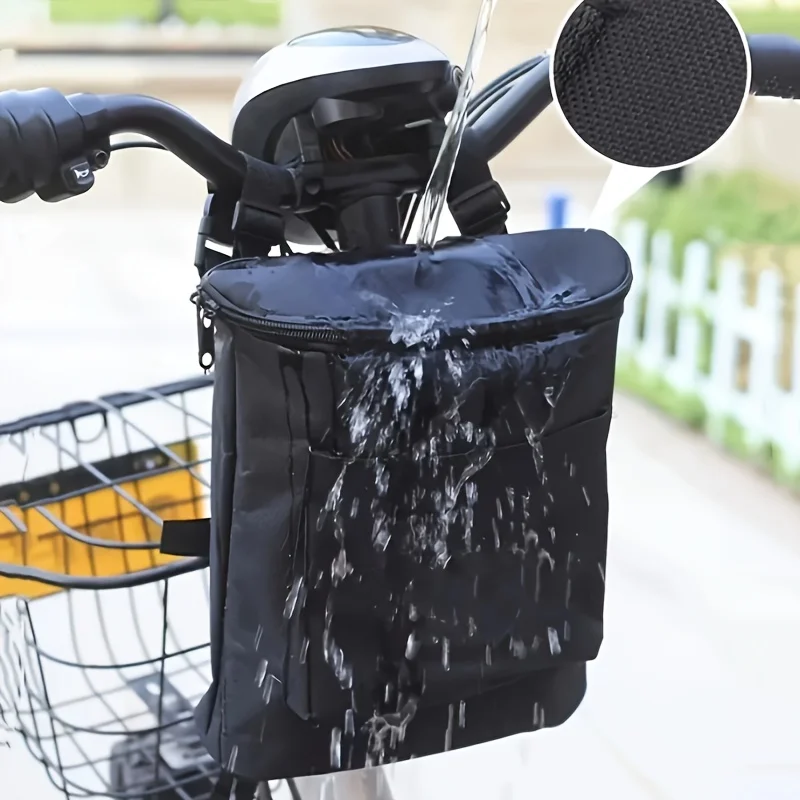 Bolsa manillar infantil impermeable – Oxford extraíble gran capacidad - imagen 2