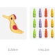 Woodpecker and worms