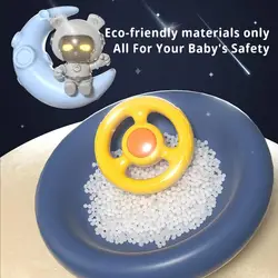 Volante de carreras electrónico – Simulador infantil con sonido