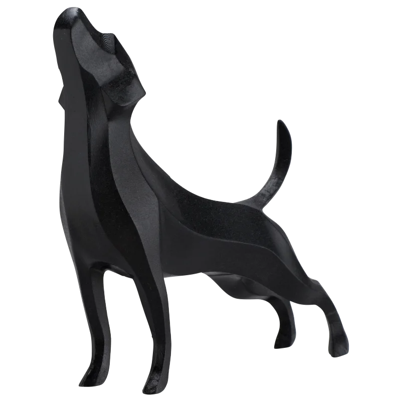 Stretching Dog Black