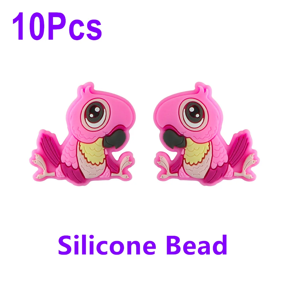 10pcs Bright pink